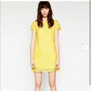 chinese dress ladies ZARA. Yellow lace Ts dress – Hibuy market main image 0